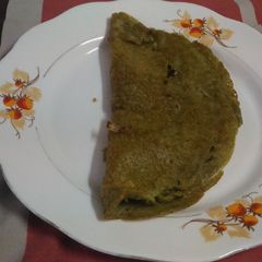 Whole moong dal dosa A picture of Whole moong dal dosa.