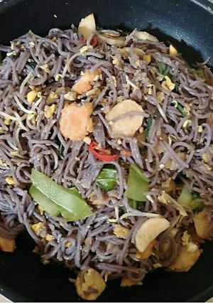 Foto resep Mie Ubi Ungu