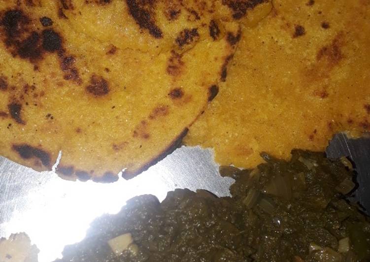 Makki ki roti &amp; sarso ka saag