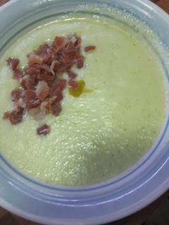 Una foto de Gazpacho de melón