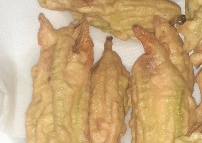 Guida passo passo a Preparare Veloce Fior di zucca ripieni