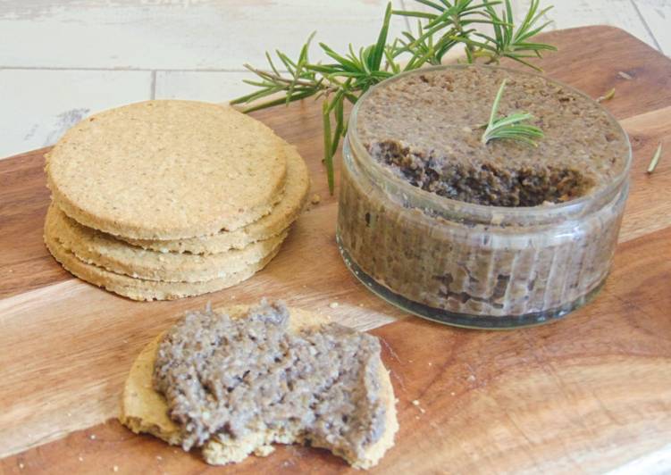 Simple Way to Make Super Quick Homemade Garlic Mushroom & Lentil Pate