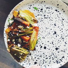 A picture of Roasted Veggie Salad with Lentils.