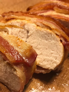 Bacon szalonnába tekert libamell recept fotója