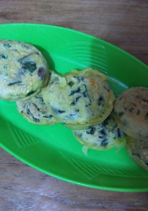 Foto resep Dadar Telur Bayam
