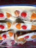 Bizcocho con crema pastelera