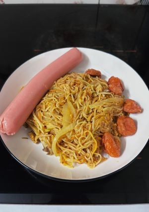 Hình của món Mỳ xào thịt xay🍝.