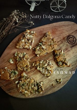 Gambar Nutty dalgona candy