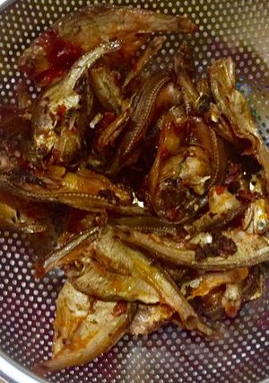 Foto resep Ikan Bilis Asin Balado
