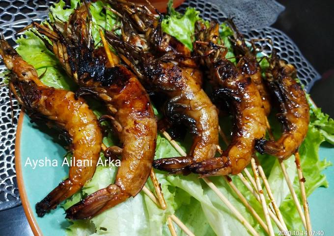 Udang Bakar Pedas Manis