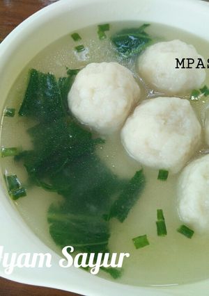 Foto resep Bakso Ayam Sayur (Mpasi 12m+)