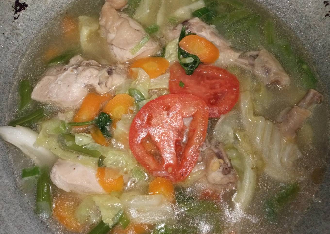Sop ayam sayur