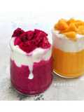 FLOAT DELIGHT JUICE mangga dan juice buah naga