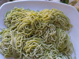 Mie hijau sawi kenyal👍