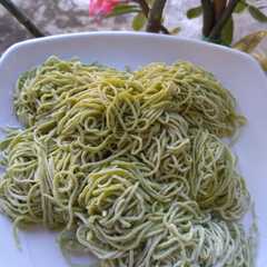 Mie hijau sawi kenyal👍 রেসিপির প্রধান ছবি