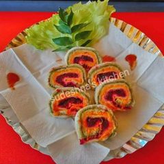 A picture of Pin wheel Sandwiches.