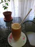 Licuado de melón y pasas de uva