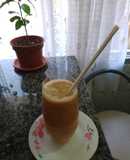 Licuado de melón y pasas de uva