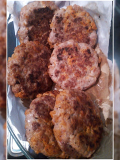 Una foto de Hamburguesas caseras ricas ricas
