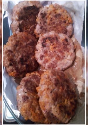 Una foto de Hamburguesas caseras ricas ricas