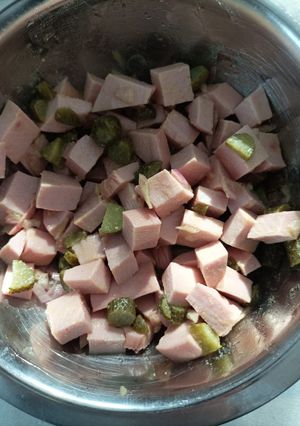 Une photo de Salade de cervelas