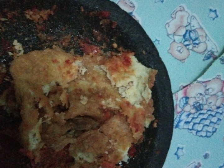 Langkah Mudah untuk Membuat Geprek Telur Krispy #5resepterbaruku Anti Gagal