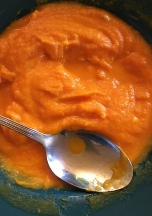 Una foto de Crema zanahoria, naranja y jengibre