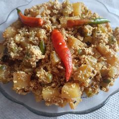 Potato Chana fry A picture of Potato Chana fry.