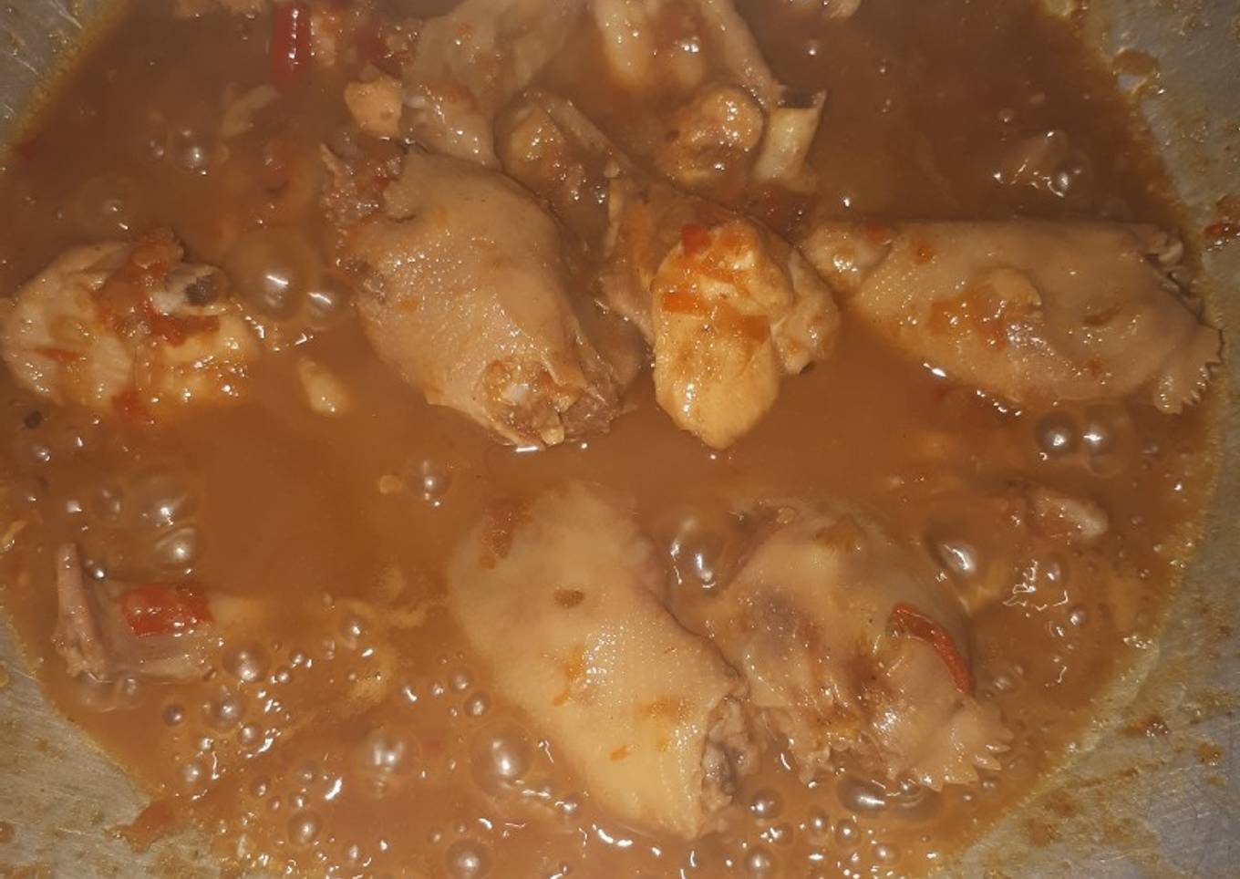 Ayam balado pedas manis