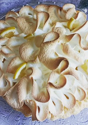 Une photo de Tarte au citron meringuée