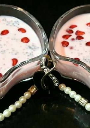 A picture of StrawBerry_Basil Kheer.