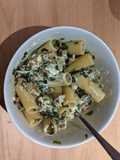 Pasta with labneh
