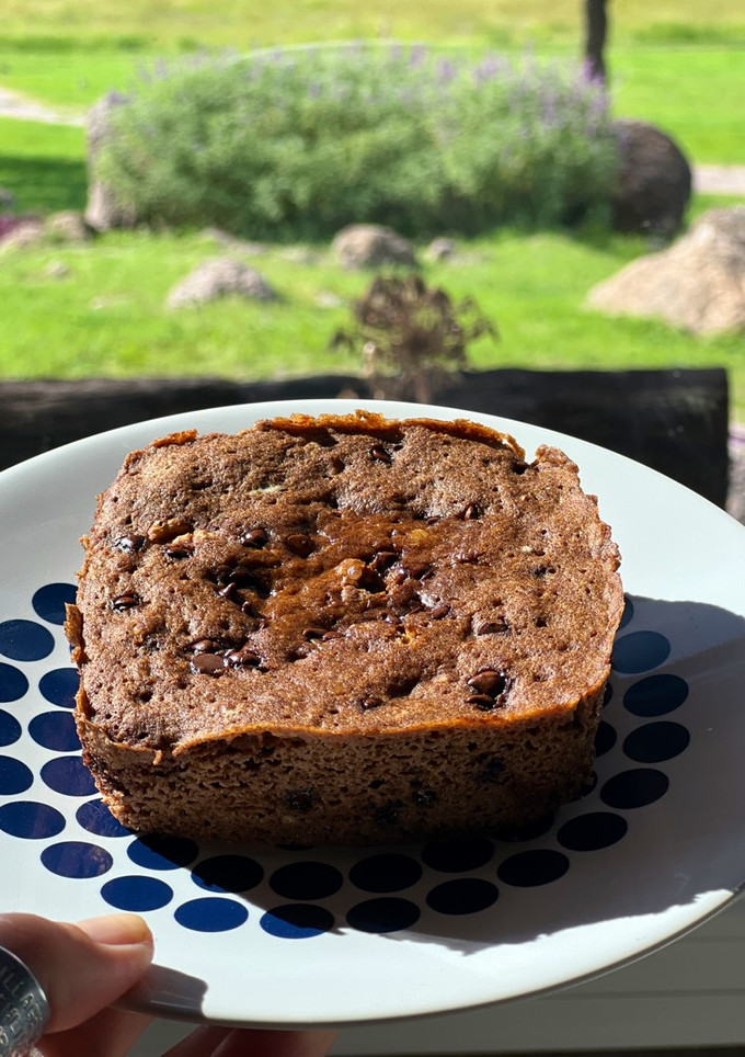 Una foto de Brownie saludable en 5’