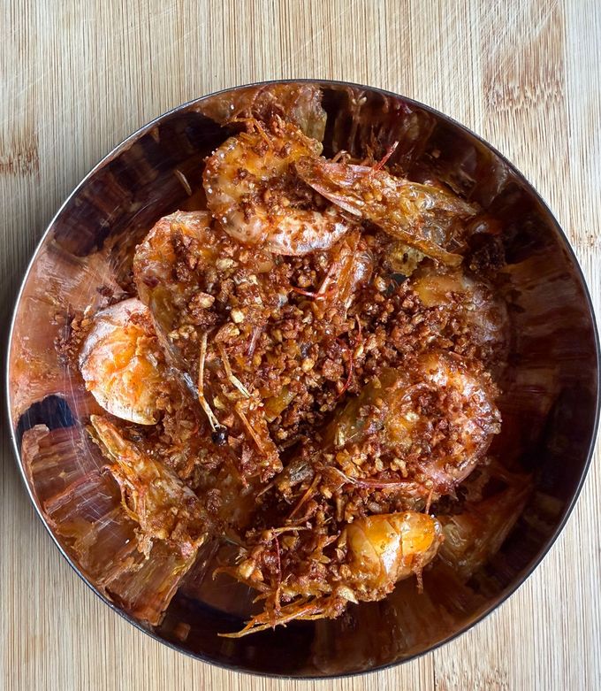 Foto resep Udang goreng bawang