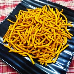 A picture of Potato Gathiya.
