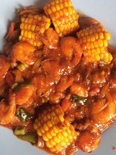 Foto resep Udang Saus Padang