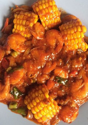 Foto resep Udang Saus Padang