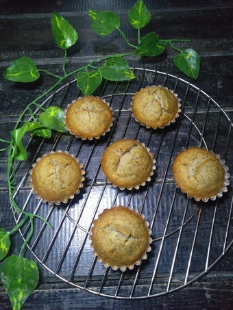 Langkah Gampang Membikin Resep  Banana muffin yang Lezat, Enak Banget