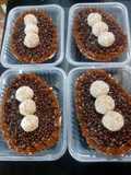 Huevo relleno coco tipo torta