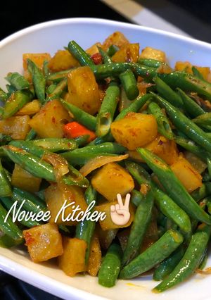 Foto resep Sambal Kentang Kacang Panjang