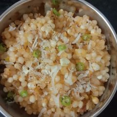 A picture of Sabudana khichdi.