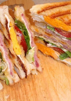 Klubszendvics recept fotója