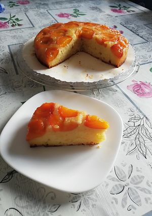 Φωτογραφία της συνταγής Ανάποδη βερικοκόπιτα 🍑 (εύκολη)