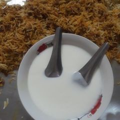 A picture of Mung kheema pulao.