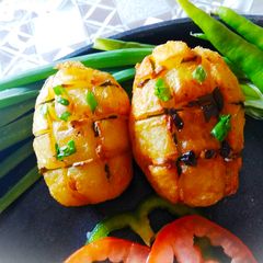 A picture of Garlic Potatoes.