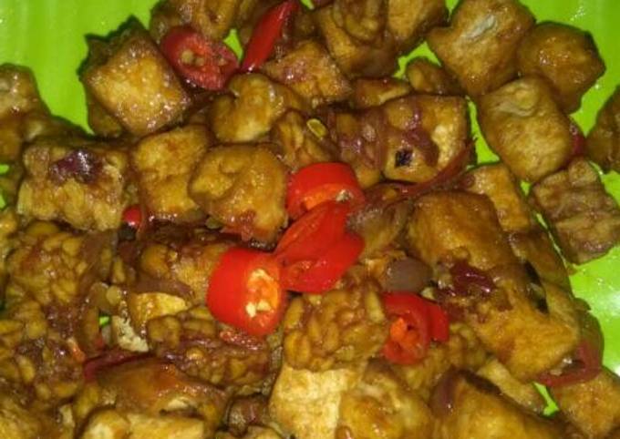 Resep Tahu Tempe Kecap Manis Saus Tiram Oleh Hesty Gorang Cookpad