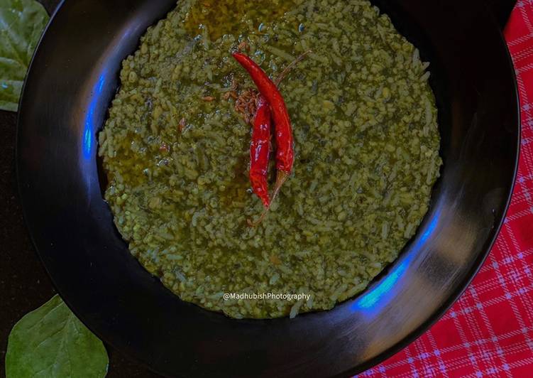 Spinach Millet Khichuri