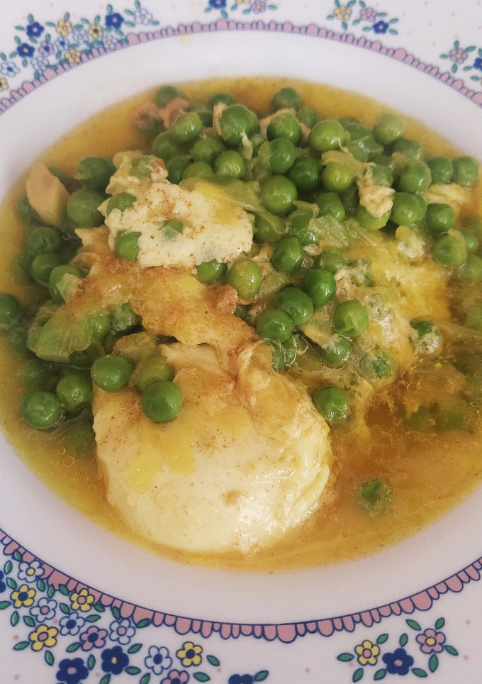 Una foto de Guisantes con huevo/Chicharitos con huevo
