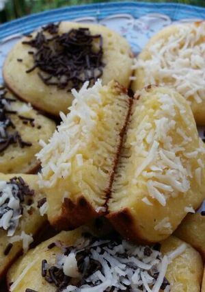 Foto resep Kue Pukis Teflon rasa Santan (berserat)