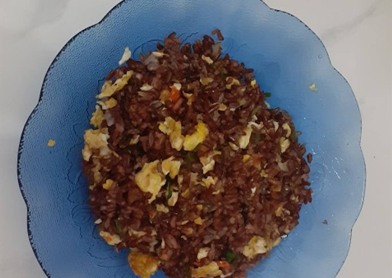 Nasi Goreng Beras Merah Udang Rebon 🦐🦐🦐